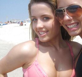 Sexy ladies fabulous in beach summer