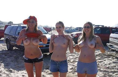 Steaming Titties at the Beach