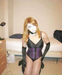 Girl spandex masks