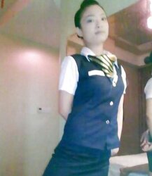 Chinese air hostess revealed