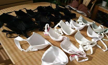 Brassiere draining lineup G bowls