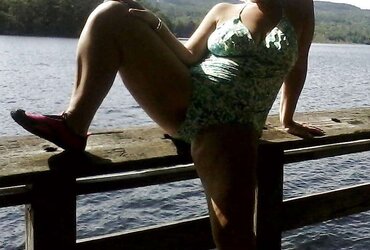 Wifey at lake