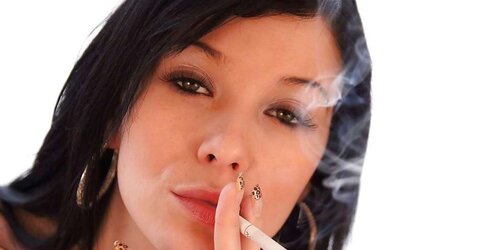 Adrianne Dark-Hued - Smoking