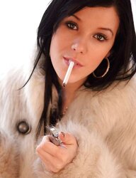 Adrianne Dark-Hued - Smoking