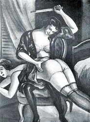 Erotic Book Illustration 15 - Les Malheurs de Colette