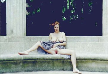 Cocksluts upskirt and bare on benches