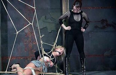Fresh DOMINATION & SUBMISSION images ,Boob restrain bondage, frog-tied,Marionette damsels