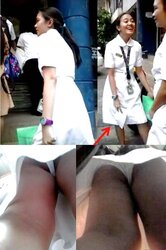 BOSO COLLEGE TEENAGER DISPLAYS HER G-STRING WHILE PAYING TUITION