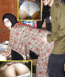 Butt Hole- hijab niqab jilbab arab turbanli tudung paki mallu