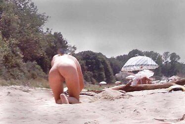 At the naked beach