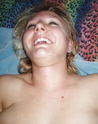 Big-Titted Ash-Blonde Teenager in Act