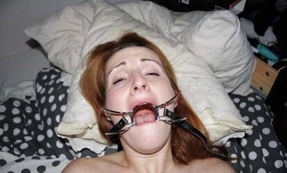 Anguish delight sexslaves Bondage & Discipline bound up taped up lashed