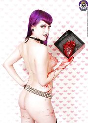 Gothic Valentine Hearts
