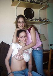 HUGE-CHESTED WOMEN VICKY AND STEPHY