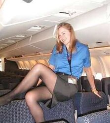 Gorgeous stewardesses, air hostess