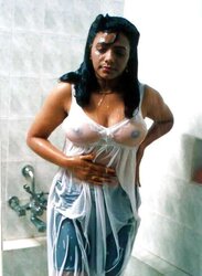 Indian housewifes in the bathroom