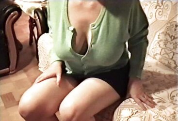 SAG - Mommies Sweet Downblouse Udders In A Green Sweater