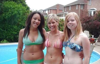 Teenagers in Swimsuits