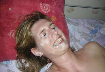 French maid inexperienced take facial cumshot