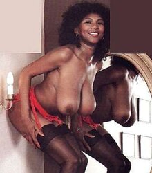 Vintage ebony adult movie star Salome Vincent