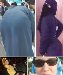 Bums- hijab niqab jilbab arab turbanli tudung paki mallu