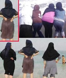 Hijab niqab arab paki turban wifey mallu india jilbab river