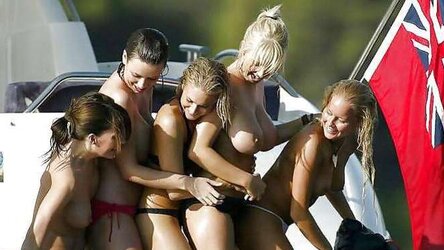 Nude Nymphs in Groups