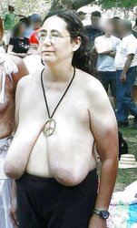 Youthfull Old Plumper Meaty Saggy Boobies