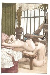 Them. Drawn Porn Art nineteen - French Postcards