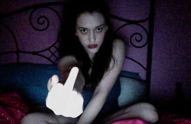 Kat Dennings - leaked bare-breasted personal photos