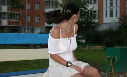 Russian Teenager Upskirt Public