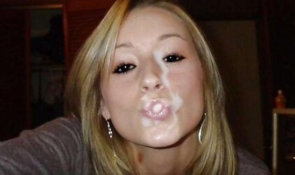 Teenager facial cumshot and other