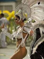Brazilian carnival ladies