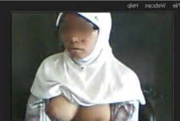 Red-Hot breasts of indonesian jilbab hijab tudung