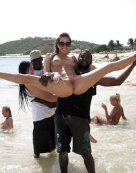 Nude Nude Models Invade An Island