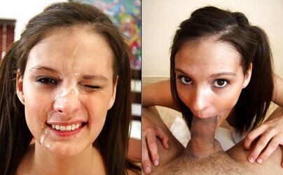From the Moshe Files: All FRESH Before After Jism Facial Cumshot