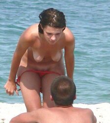 Huge Beach Tits