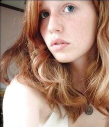 Fledgling redhead selfshot teenager
