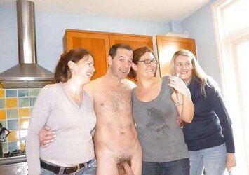 Girls and man-meat 16 - more from Real CFNM soiree