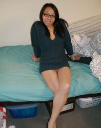 Asian ex gf in stockings