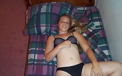 Teenager gargling and getting nailed