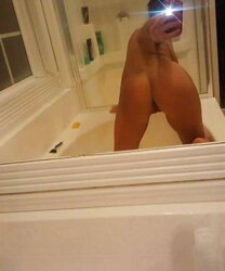 Tisha Posing Bare In Bathroom