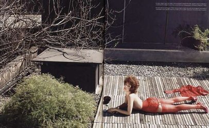Eva Mendes in Italian Vogue
