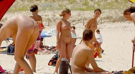 Naturist Beach Teenagers