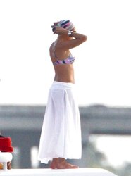 Jennifer Lopez Celebrating her bday in Miami BATHING SUIT Top