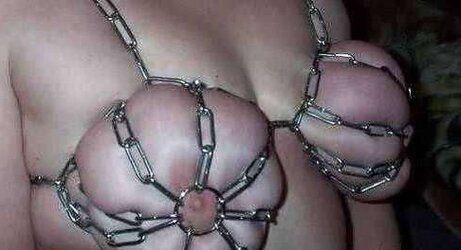 Boobies in restrain bondage