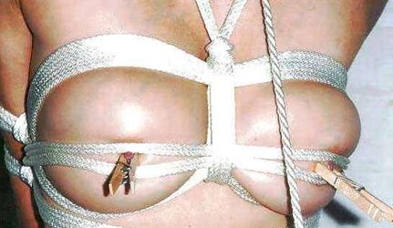 Boobies in restrain bondage