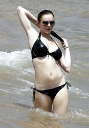 Lindsey lohans bikini wear