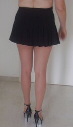 Mini-Mini-Skirt and High High-Heeled Shoes