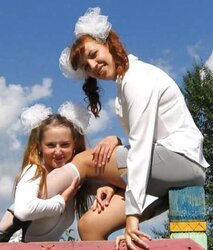 Rus ero school dolls outdoor